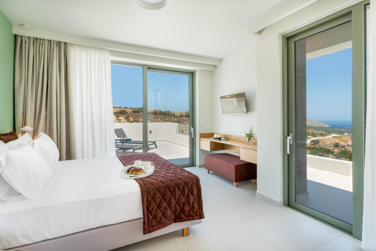 Luxurious Villa Cretan Aura With Private Heated Pool, Jacuzzi And Playroom Agios Ioannis  Esterno foto