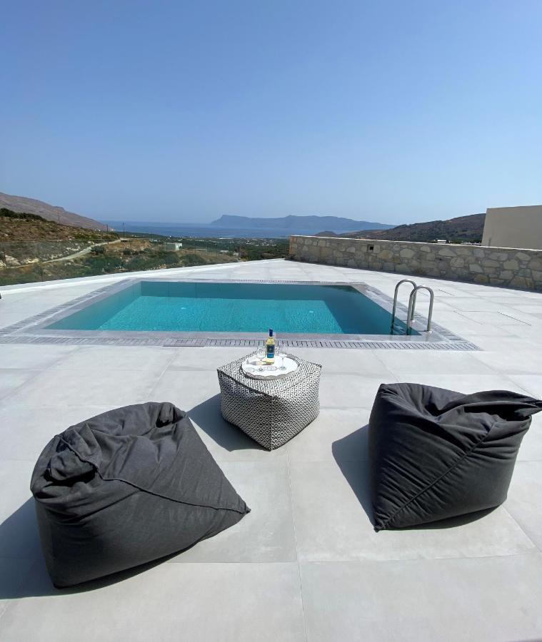 Luxurious Villa Cretan Aura With Private Heated Pool, Jacuzzi And Playroom Agios Ioannis  Esterno foto