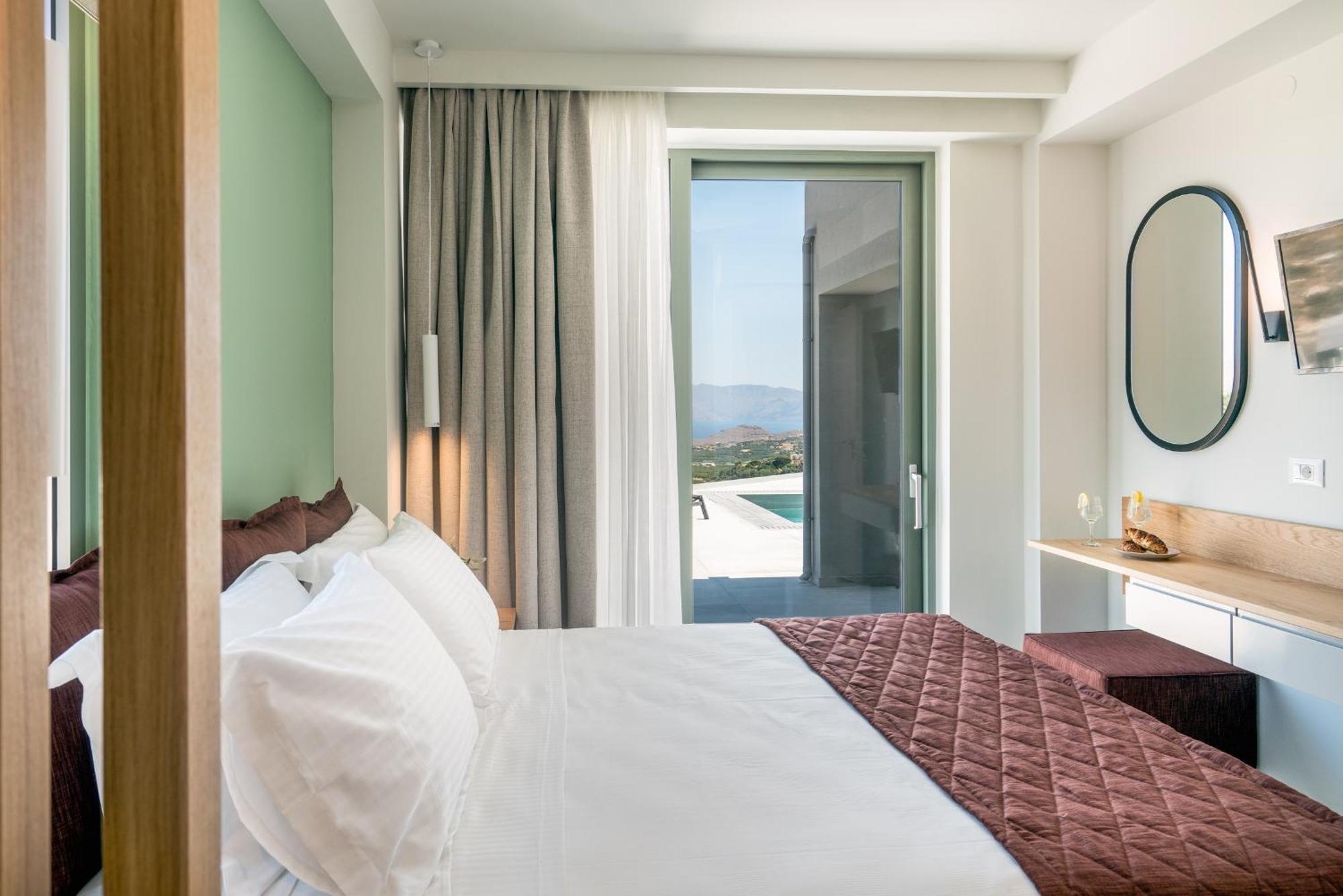 Luxurious Villa Cretan Aura With Private Heated Pool, Jacuzzi And Playroom Agios Ioannis  Esterno foto