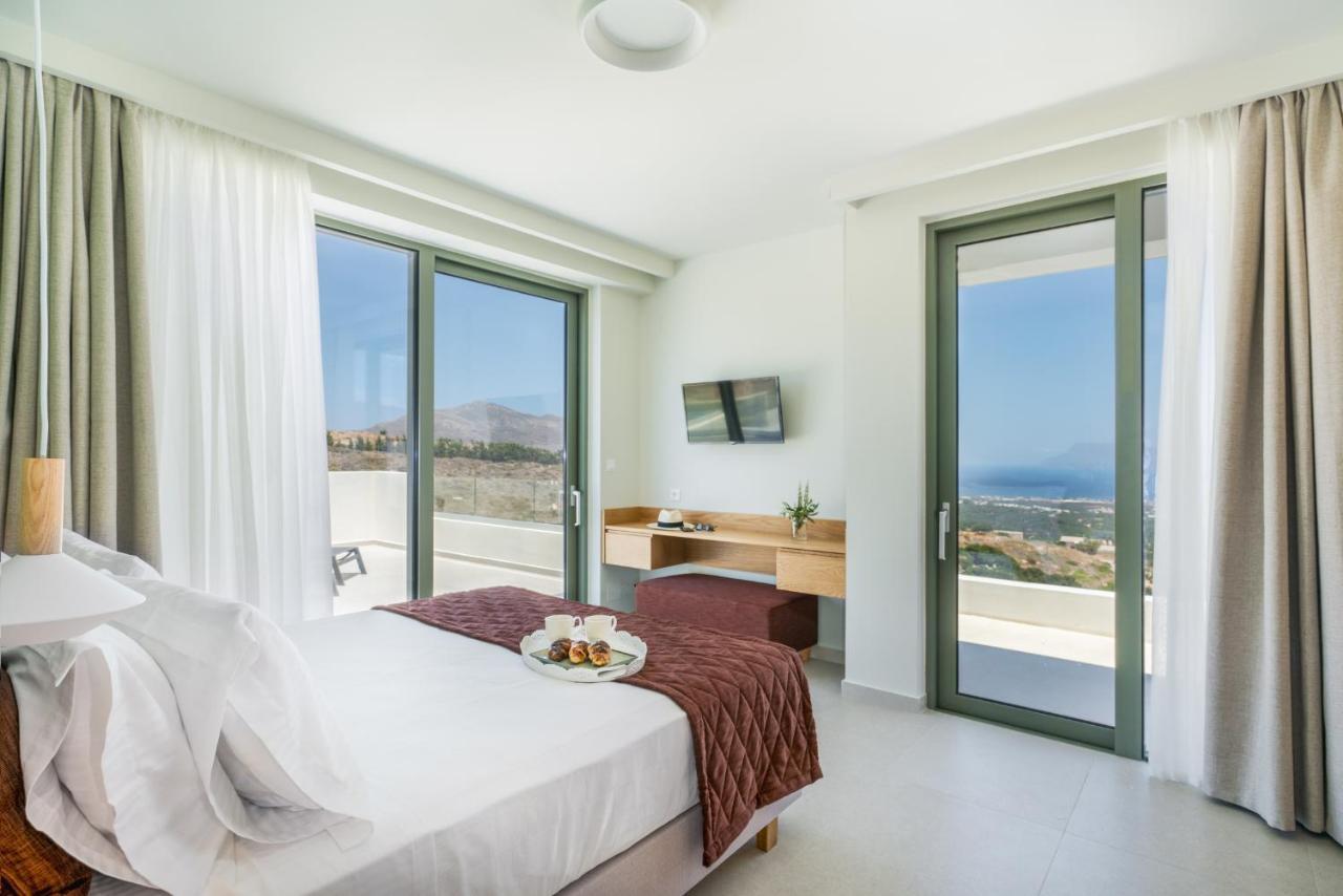 Luxurious Villa Cretan Aura With Private Heated Pool, Jacuzzi And Playroom Agios Ioannis  Esterno foto